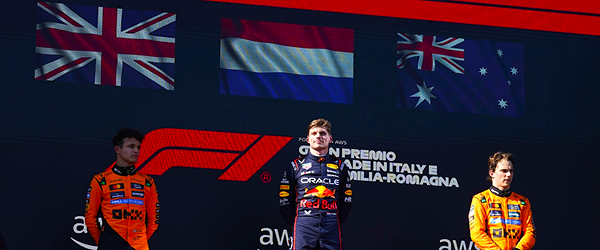 2025年F1世界選手権ポイントランキング(第7戦エミリア・ロマーニャGP終了時点)