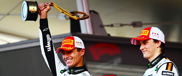 2025年F1世界選手権 ポイントランキング(第8戦モナコGP終了時点)