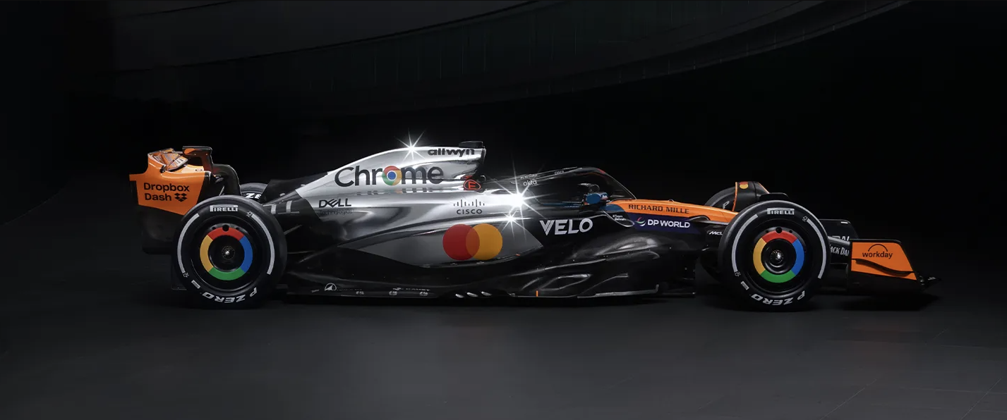 マクラーレン×Google Chrome クロームリバリー公開