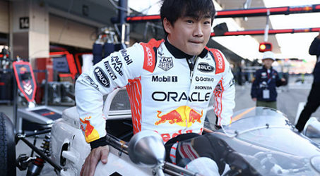角田裕毅、伝説のホンダRA272でメキシコ凱旋走行へ