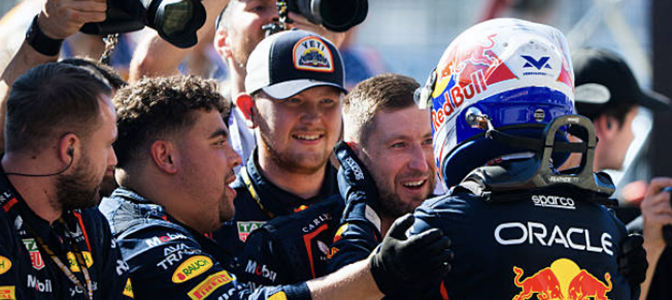 F1アメリカGP決勝 フェルスタッペン今季5勝目