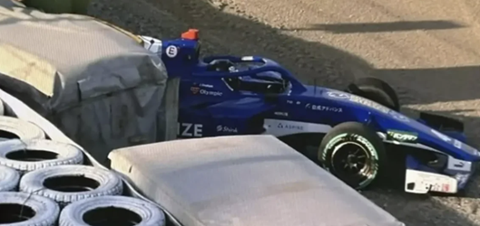 ドゥーハン、スーパーフォーミュラ鈴鹿テスト3日連続デグナーでクラッシュ