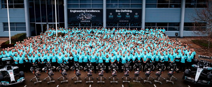 メルセデス、ターボ・ハイブリッド12年の黄金時代に別れのイベント