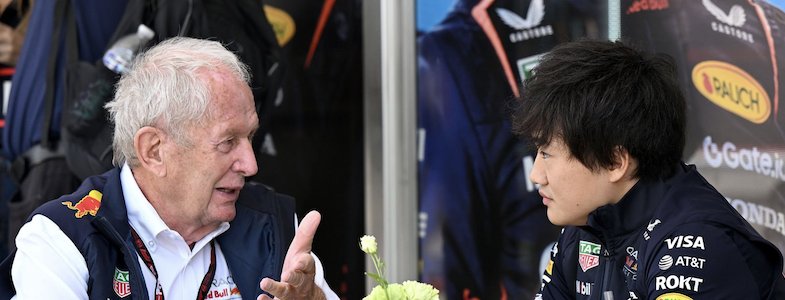 角田裕毅とヘルムート・マルコが交わしたレッドブル最終レースの誓い